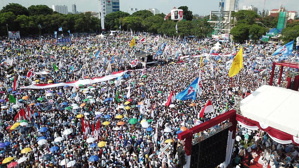 [FOTO] Massa Prabowo Luber di Solo